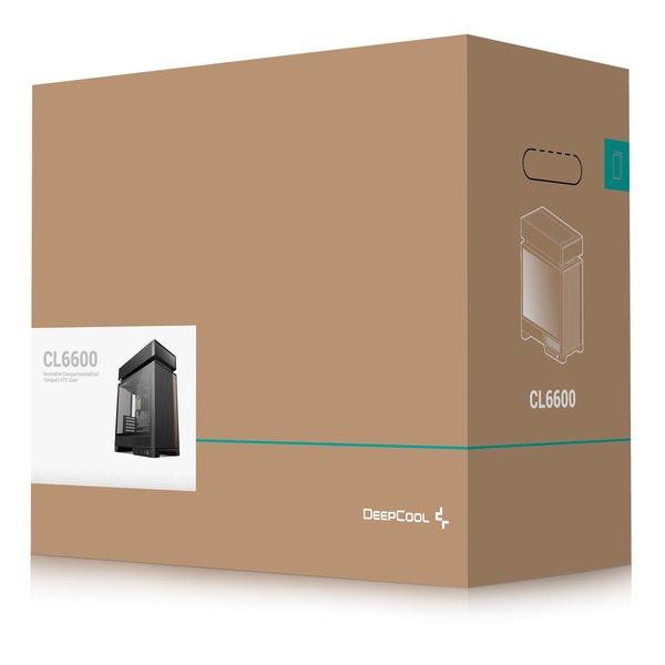 DEEPCOOL ディープクール ミドルタワー型PCケース CL6600 ATX/ハイパースプリット構造/ブラック R-CL6600-BKNNA0-G-1(2666977)