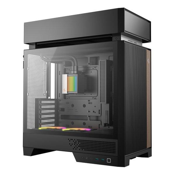 DEEPCOOL ディープクール ミドルタワー型PCケース CL6600 ATX/ハイパースプリット構造/ブラック R-CL6600-BKNNA0-G-1(2666977)