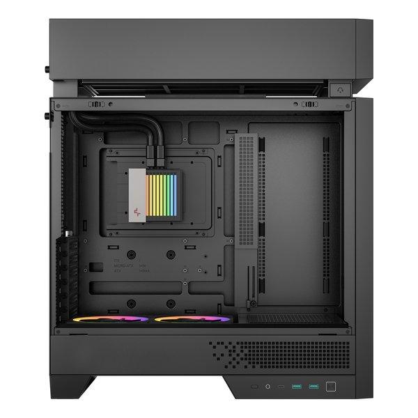 DEEPCOOL ディープクール ミドルタワー型PCケース CL6600 ATX/ハイパースプリット構造/ブラック R-CL6600-BKNNA0-G-1(2666977)