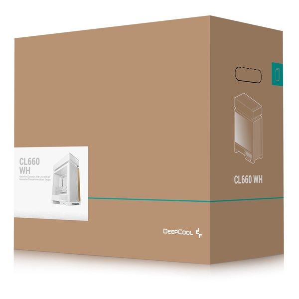 DeepCool（ディープクール） ミドルタワー型PCケース CL660 WH ATX