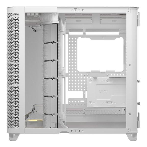 コルセア　CorsairホワイトのミドルタワーPCケース Amazon | CORSAIR 6500X Mid-Tower Dual Chamber ミドルタワー型PC