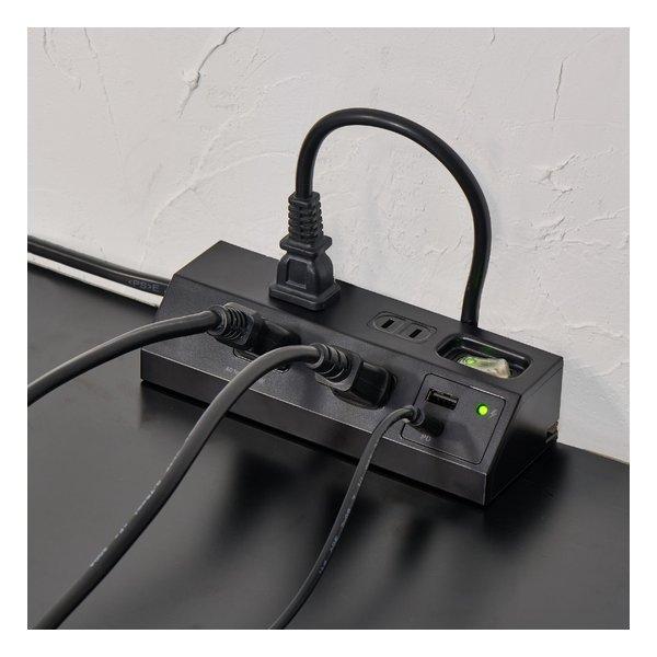 ELPA エルパ デスクUSBタップ PD20W ブラック WLS-DS4222SUC BK