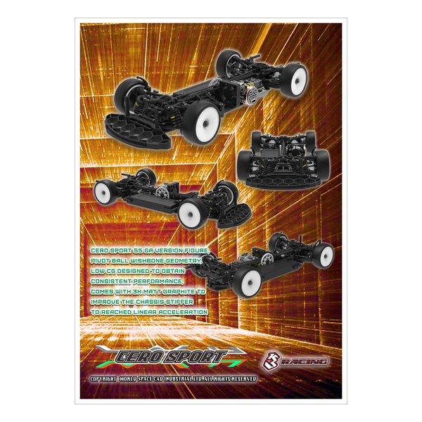3レーシング64セロスポーツ 3RACING（スリーレーシング） CERO-SPORT64 セロスポーツ64 EP
