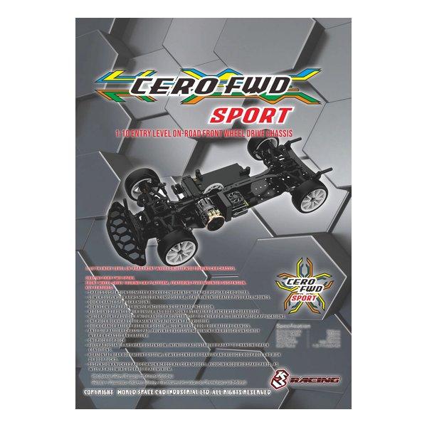 3RACING（スリーレーシング） CERO-SPORT FWD セロスポーツFWD EPツーリングカーキット KIT-CERO FWD SPORT(2669266)の画像