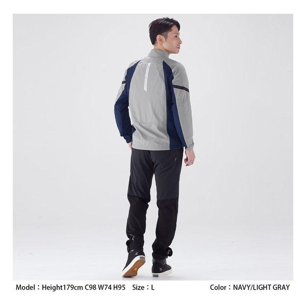 RS TAICHI アールエスタイチ ライト エアージャケット NAVY/LIGHT GRAY L RSJ356NV/LGYL(2674641)の画像