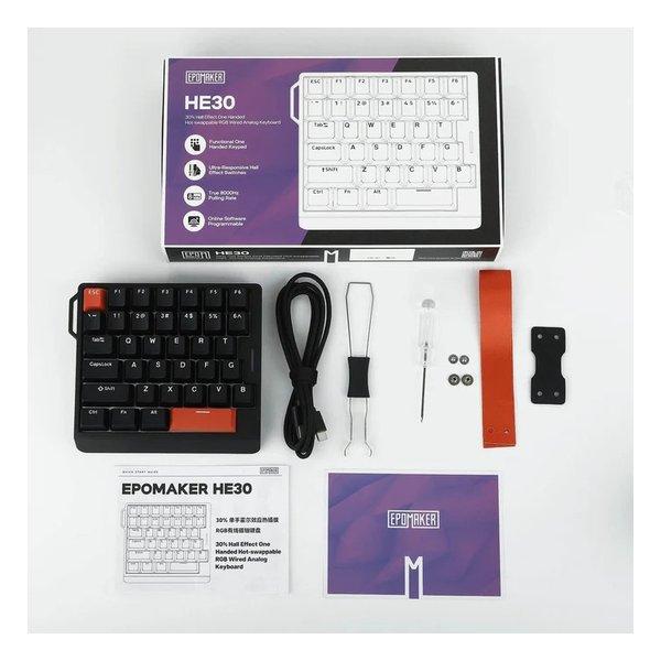 EPOMAKER（エポメーカー） 片手用ゲーミングキーボード HE30 左手