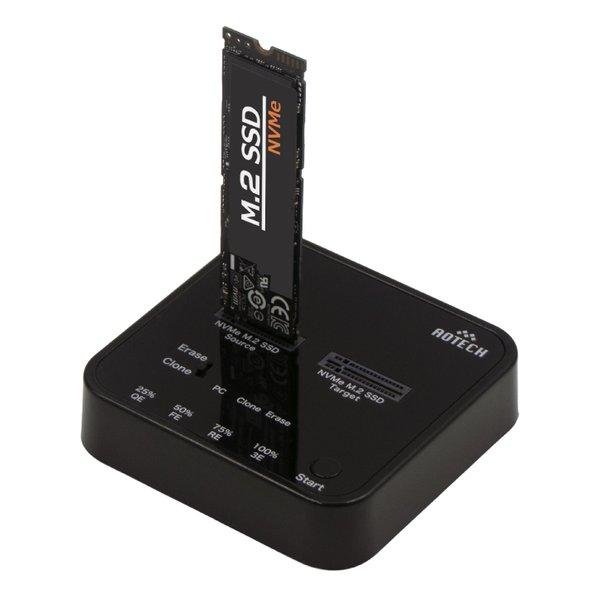 AOTECH アオテック M.2 NVMe SSD クローン＆4モードイレーススタンド AOK-NVMERCL-20G(2682391)_3