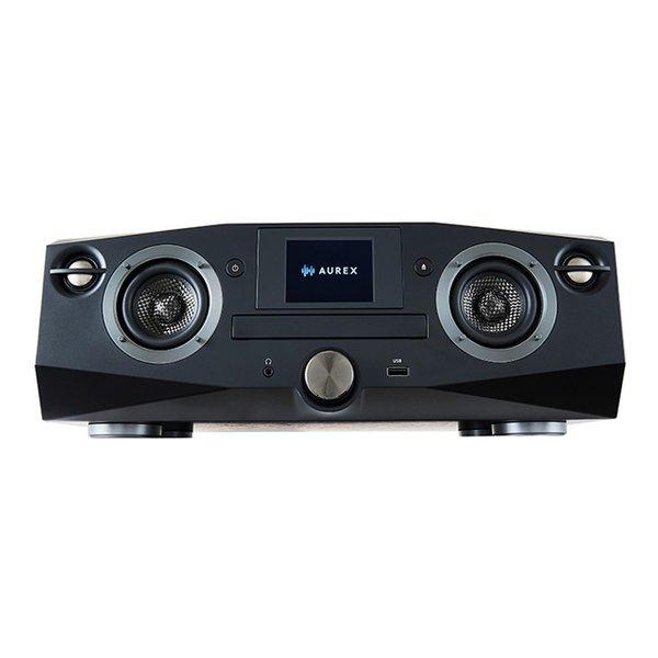 TOSHIBA 東芝 AUREX CD/FM ワイヤレススピーカーシステム ブラック AX