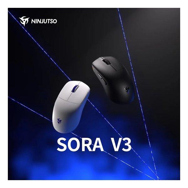 NINJUTSO（ニンジュツォ） Sora V3 Wireless Gaming Mouse White NJ