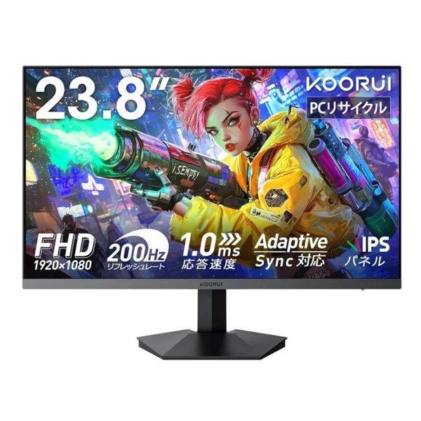 KOORUI 23.8インチ ゲーミングモニター ブラック KOORUI KOORUI（クールイ） 23.8インチ ゲーミングモニター G2411P