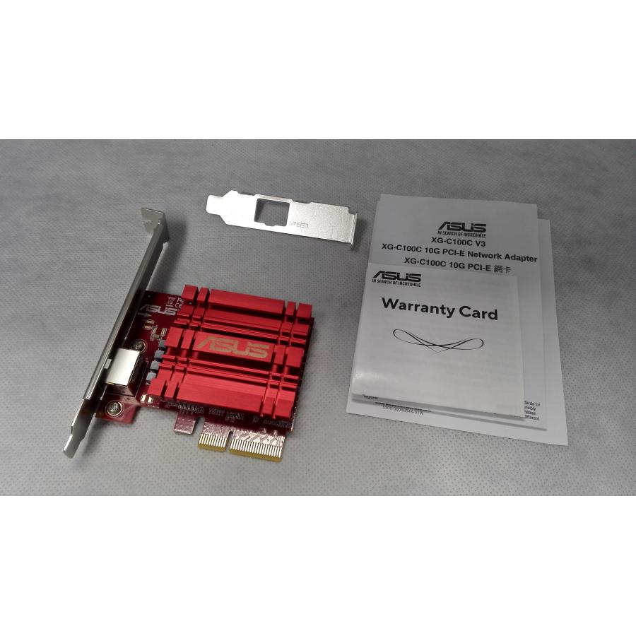 5スピード(10G/5G/2.5G/1G/100Mbps) 対応 10GBase-T PCI Express