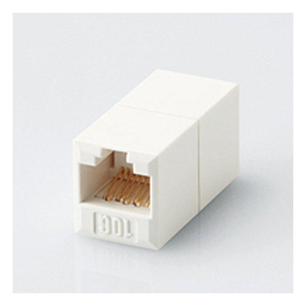 ELECOM エレコム CAT6A対応 コンパクトRJ45延長コネクタ LD-RJ45JJ6AY2(2258184 ...
