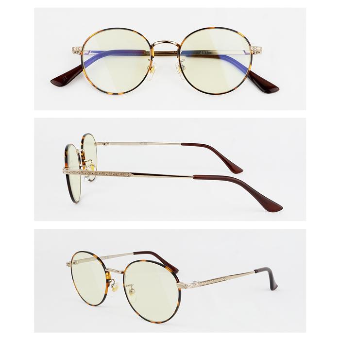 老眼鏡に見えない おしゃれ 度数0.5 から レディース 女性 40代 50代 男女兼用 ボストン ブルーライトカット ライブラリ―スタイル かわいい 4971 | 名古屋眼鏡 | 16