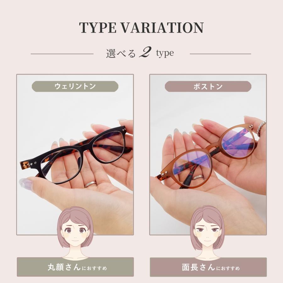 下だけ老眼鏡 遠くもそのまま 遠近両用 かわいい 老眼鏡に見えない お洒落 軽量 レディース メンズ ウェリントン ボストン カラフルック コンタクトと併用 CP-A | 名古屋眼鏡 | 06