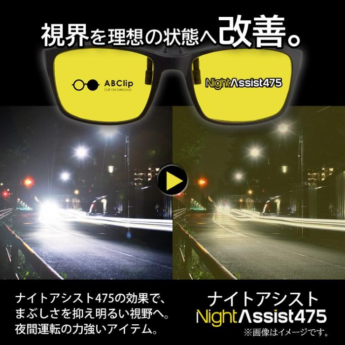 クリップサングラス 夜間運転 イエローレンズ ブルーライト クリップサングラス 夜間運転 イエローレンズ ブルーライト
