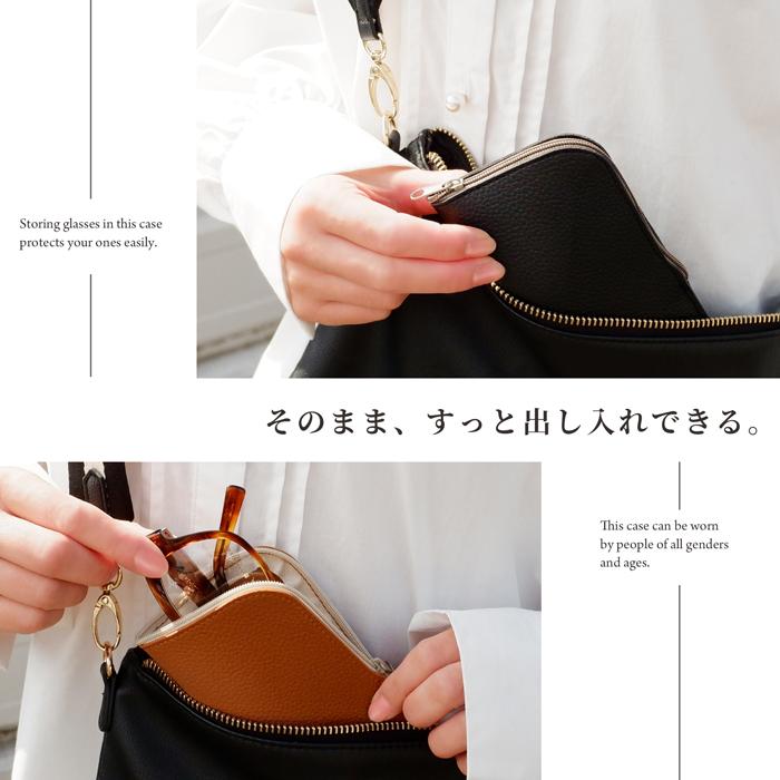 送料無料 メガネケース サングラスケース 眼鏡ケース 軽量 ファスナー ソフト 人気 かわいい おしゃれ 軽い 可愛い スリム レディース メンズ 母の日 |  | 19