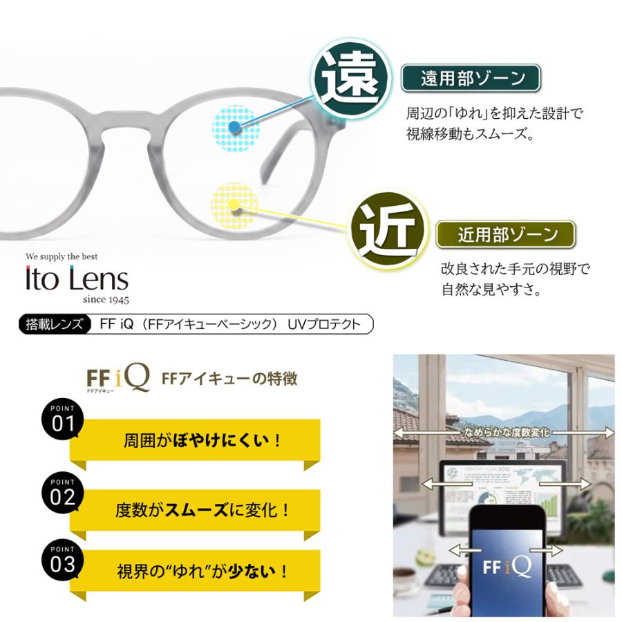 【同時購入品】調光タイプ遠近両用レンズ（2枚１組 ） 屈折率 1.56 内面累進 UVプロテクト FFアイキュー イトーレンズ 日本製 色が変わる | イトーレンズ | 05