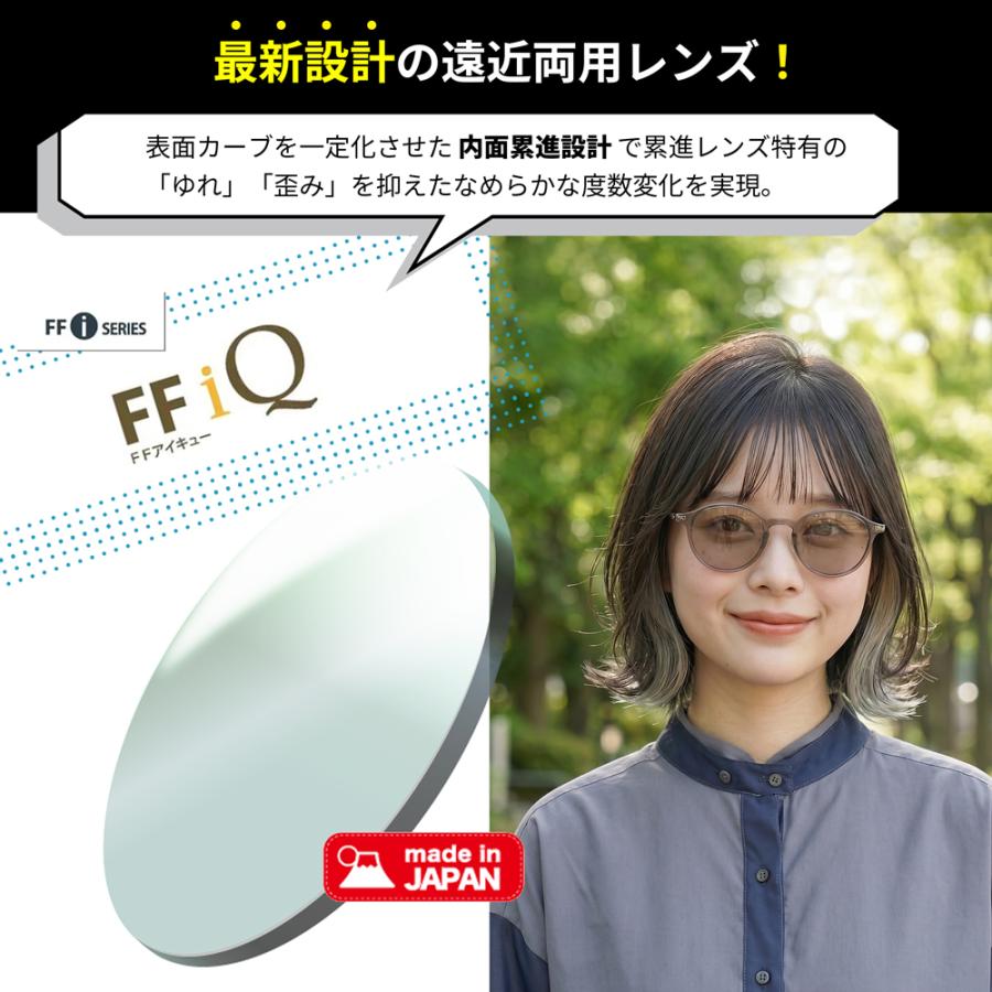 【同時購入品】調光タイプ遠近両用レンズ（2枚１組 ） 屈折率 1.56 内面累進 UVプロテクト FFアイキュー イトーレンズ 日本製 色が変わる | イトーレンズ | 06