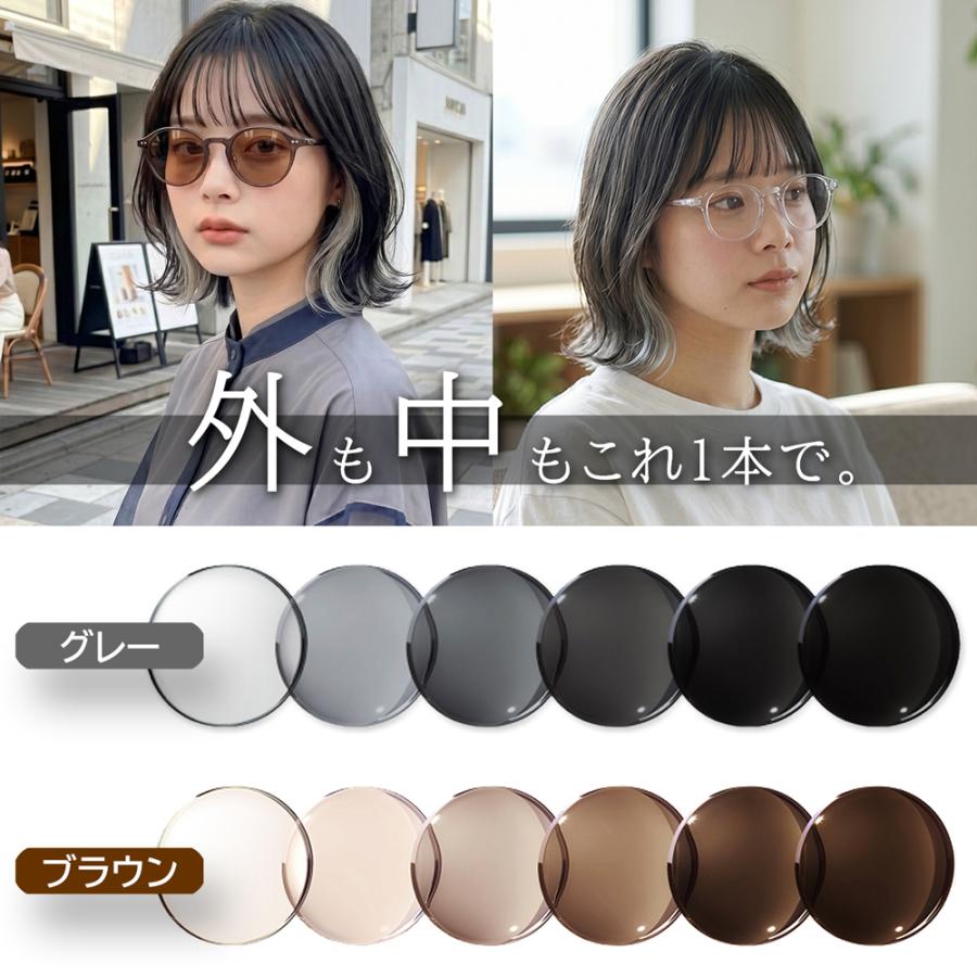 【同時購入品】調光タイプ遠近両用レンズ（2枚１組 ） 屈折率 1.56 内面累進 UVプロテクト FFアイキュー イトーレンズ 日本製 色が変わる | イトーレンズ | 07