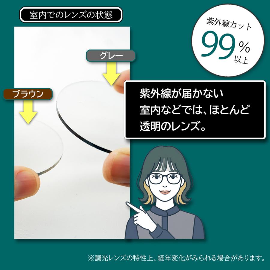 【同時購入品】調光タイプ遠近両用レンズ（2枚１組 ） 屈折率 1.56 内面累進 UVプロテクト FFアイキュー イトーレンズ 日本製 色が変わる | イトーレンズ | 09