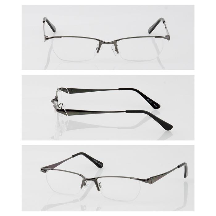 老眼鏡 イケオジ お洒落 シニアグラス 眼鏡 リーディンググラス メンズ 男性 40代 50代 メガネ プレゼント メタル ハーフリム ウェリントン フジコン |  | 07