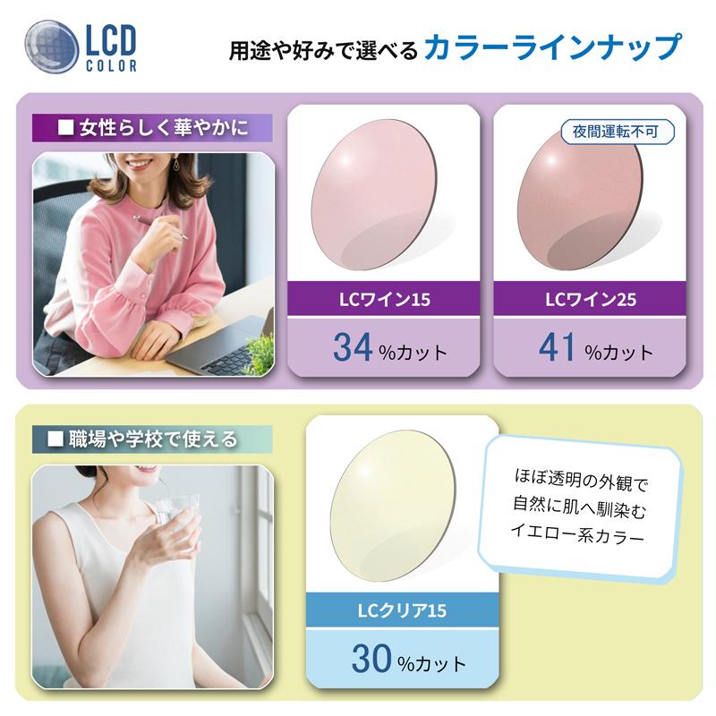 LCDカラー料金（2枚1組）ブルーライトカット 度付き 度なし ※本品のみではお買い求めいただけません | イトーレンズ | 08
