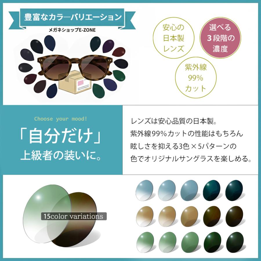 イトーレンズ 【サングラスレンズ】着せ替えレンズ 無印良品サングラス