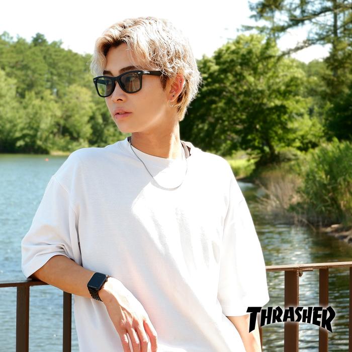度付き サングラス ブランド THRASHER おしゃれ ライトカラー メンズ