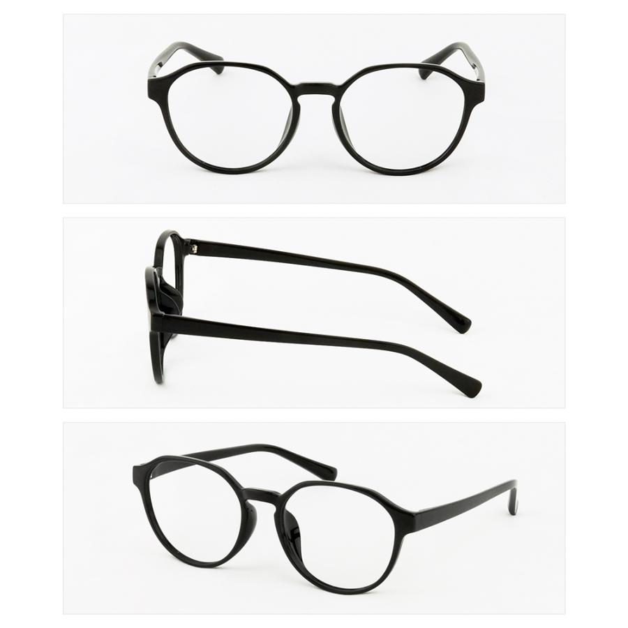 【中顔面短縮メガネ】クラウンパント型 度付き対応 ぽっちゃり 大きいサイズ メガネ 53サイズ レディース 軽量 すっぴん チークカラー 小顔見え 韓国風 TR9213 |  | 21