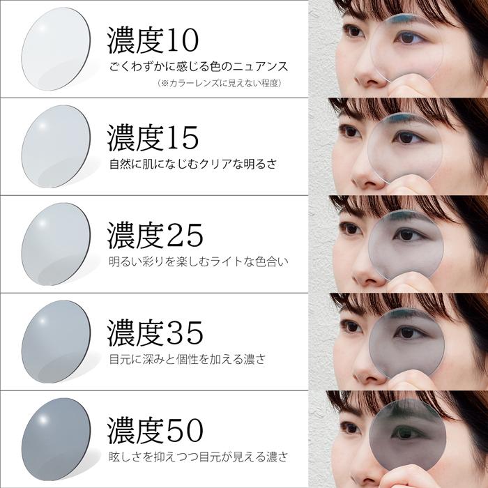 12色から選べる基本カラーレンズ UVカット（2枚1組／送料は別途かかりません）度付き 度なし アリアーテトレス ※本品のみではお買い求めいただけません | イトーレンズ | 18