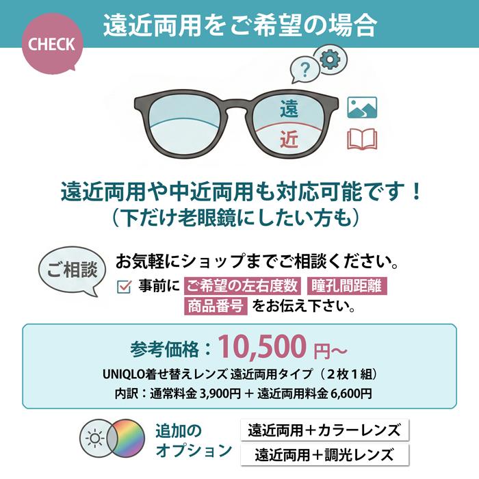 【老眼鏡レンズ】着せ替えレンズ ユニクロサングラス対応 交換レンズ 社外品 UVカット 度付き 度入り 本製品は株式会社ユニクロの製品ではございません | イトーレンズ | 15