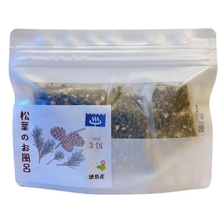 お風呂のハーブ 国産松葉100%入浴剤 15g×3包／徳島産・無添加・無香料