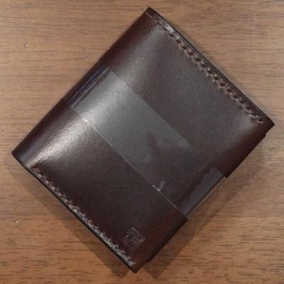 C15AN-ダークブラウン-C15AN二つ折り財布-黒羽（CROW：クロウ