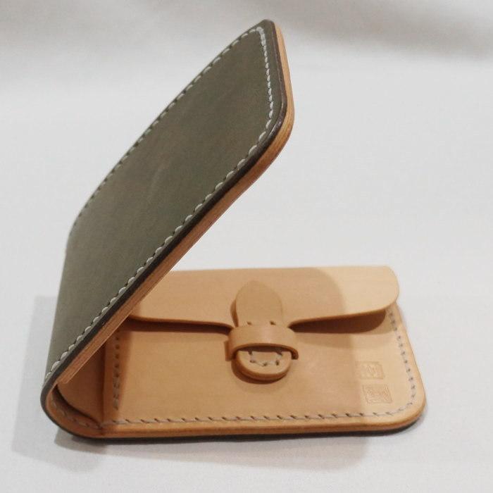 CS2-2ND-OLVxNT-25周年記念2ND別注CSハーフウォレット2型-CS22ND-黒羽