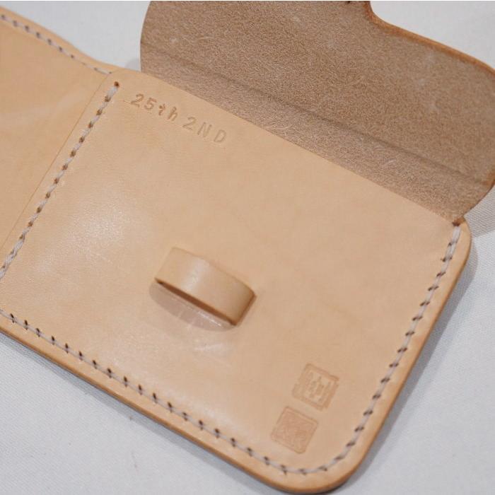 CS2-2ND-OLVxNT-25周年記念2ND別注CSハーフウォレット2型-CS22ND-黒羽