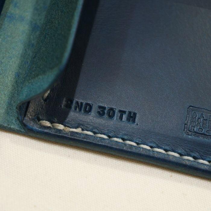 CW-ADV-2ND BL 30周年記念2ND別注CWミニウォレット CWADV2ND-黒羽