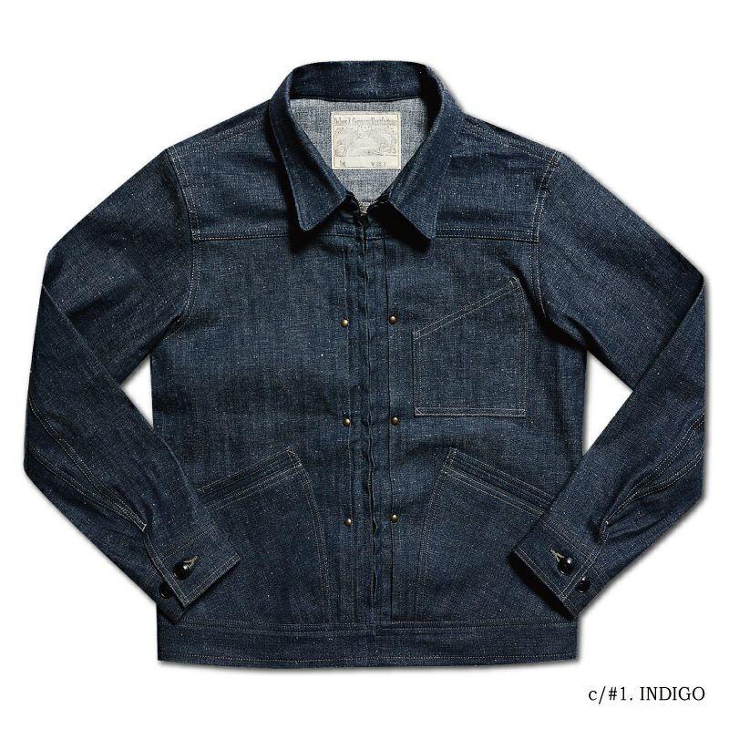 DELUXEWARE（デラックスウエア） 81B ID 30s DENIM ZIP JACKET