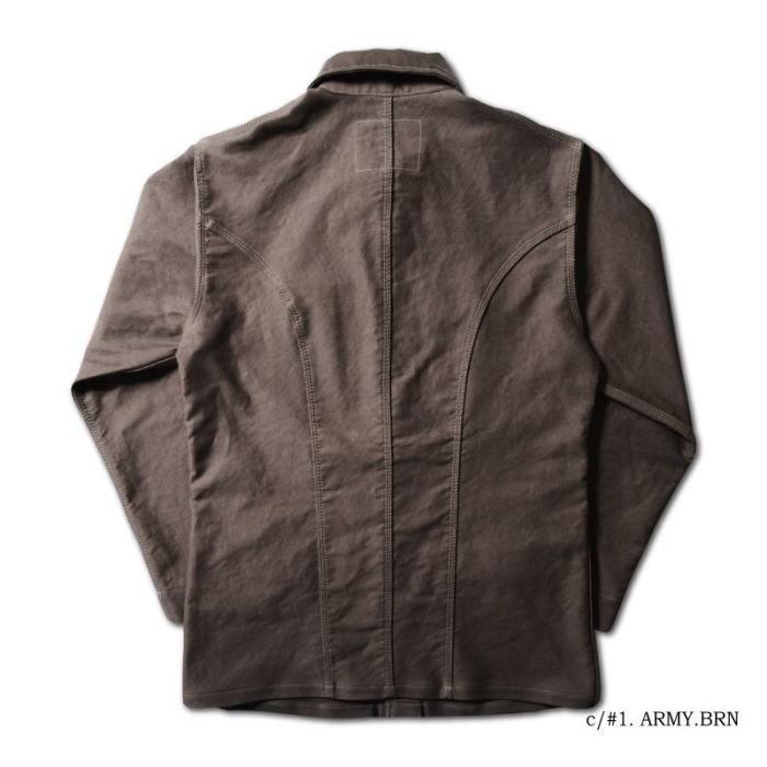 DALEES & CO.AEFJ ブラウン ミリタリージャケット 17.5 DELUXEWARE AEFJ-BR-1917s WW1 Army Jacket-DELUXEWARE