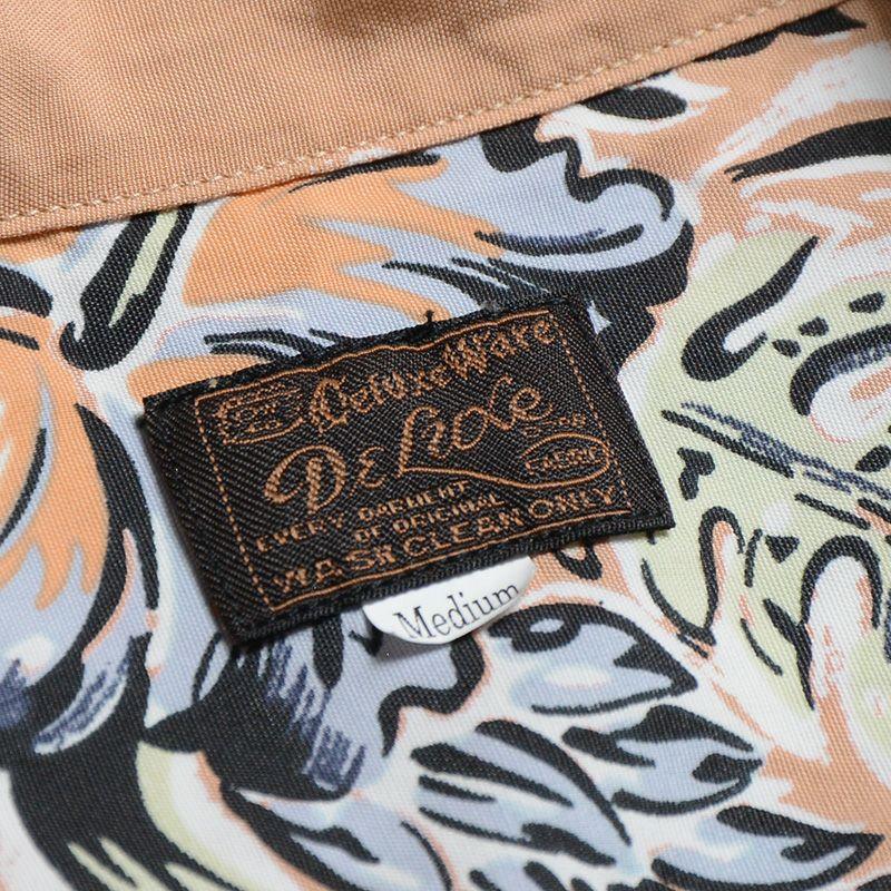 アロハティア様 DELUXEWARE AL-15S RHOMBUS FLOWER AL15S デラックスウエア半袖