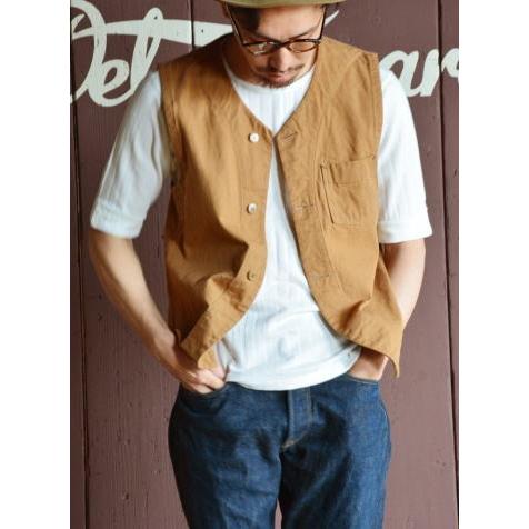 DELUXEWARE（デラックスウエア） BERVAL-ダック-ベスト-30s VEST for 