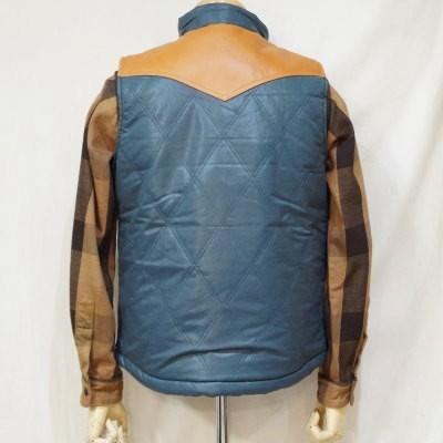 DELUXEWARE（デラックスウエア） D-11-ネイビー-MOTOR VEST-D11