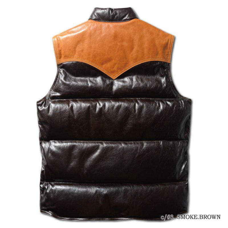 DELUXEWARE（デラックスウエア） D-24 BR HORSE DOWN VEST D24