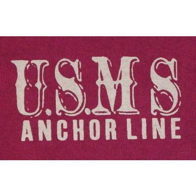 DLT-2003-M.RD-ANCHOR LINE-DLT2003-DELUXEWARE-デラックスウエアＴシャツ｜e2nd｜03