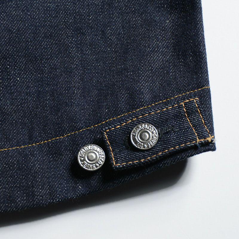 【未使用•サンプル品】 ノンウォッシュ デニム 美品 トラベラーベスト L~XL DELUXEWARE（デラックスウエア） DX30171 HEAT VEST for DX5017