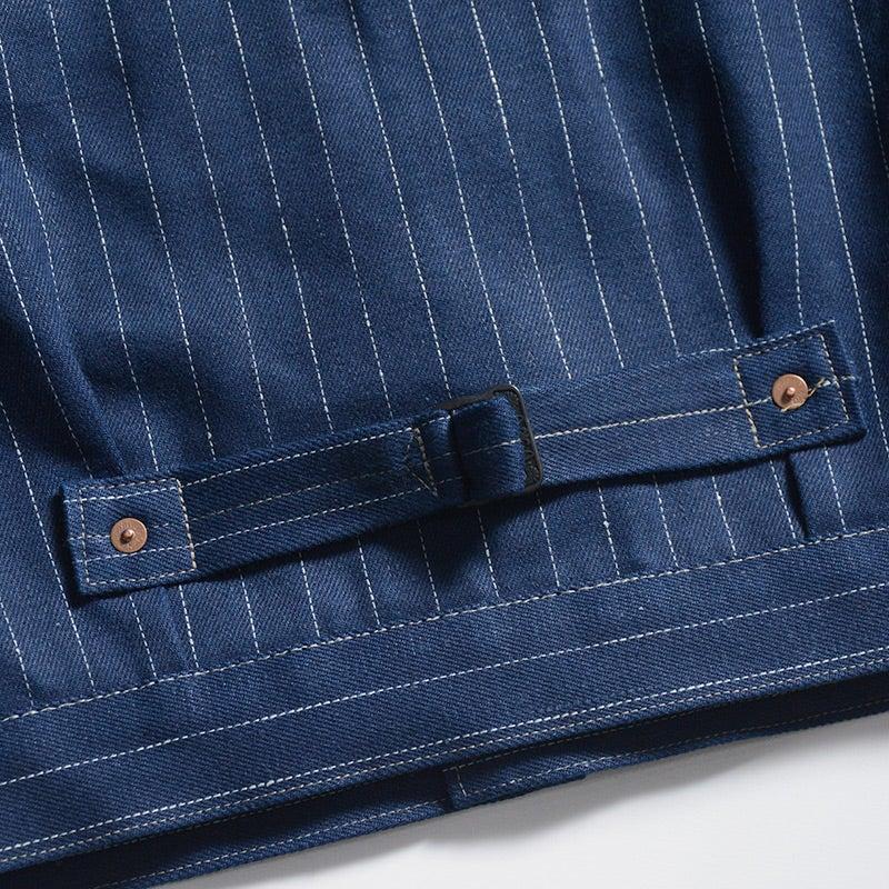 DX40153 12.5oz STRIPE INDIGO DELUXEWARE デラックスウエアデニムジャケット Gジャン ジージャン 1STの画像