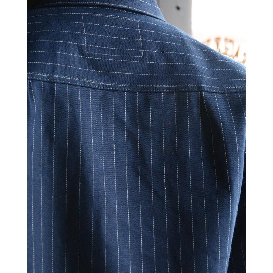 DX40153 12.5oz STRIPE INDIGO DELUXEWARE デラックスウエアデニムジャケット Gジャン ジージャン 1STの画像
