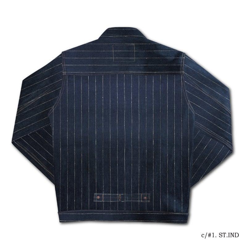 DX40153 12.5oz STRIPE INDIGO DELUXEWARE デラックスウエアデニムジャケット Gジャン ジージャン 1STの画像
