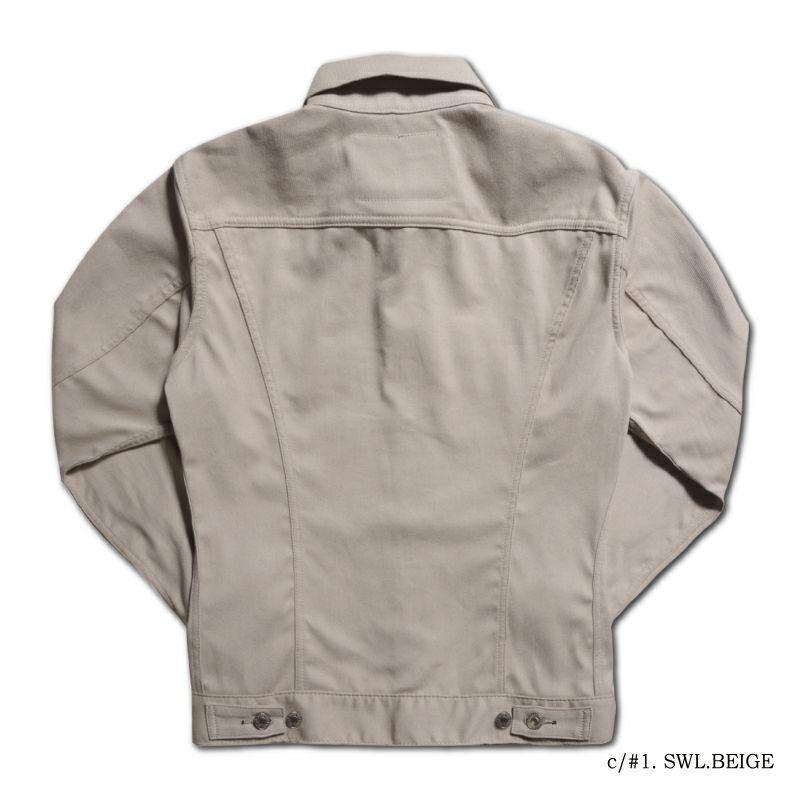 GW割引　DELUXEWARE デニムジャケット W 44 L オリーブ DELUXEWARE DX40161 SW.PIQUE THIRD JACKET デラックスウエア