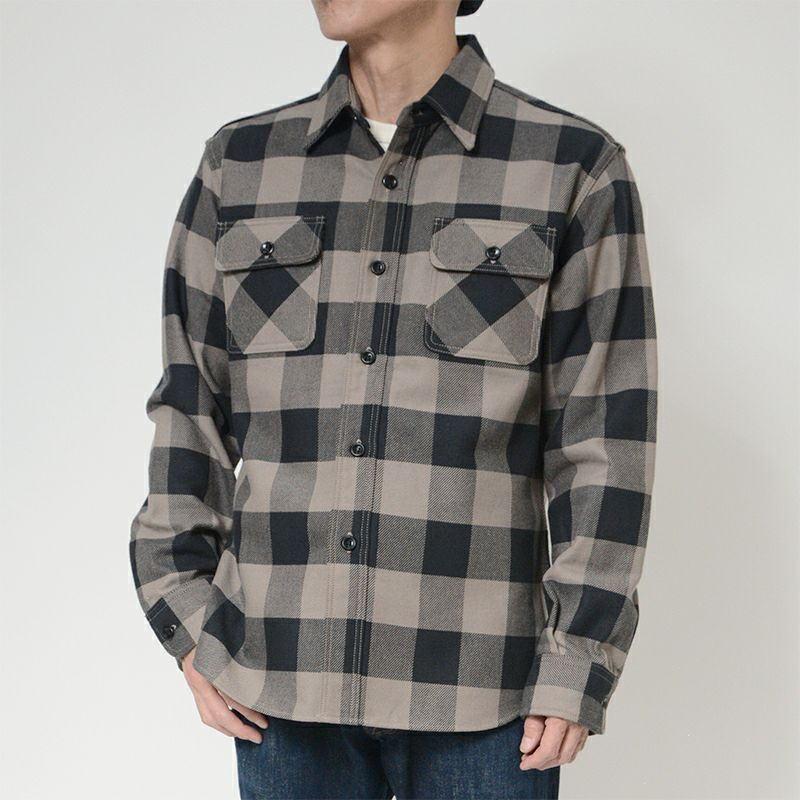 DELUXEWARE（デラックスウエア） HV-00A GRY 50'sバッファローチェック