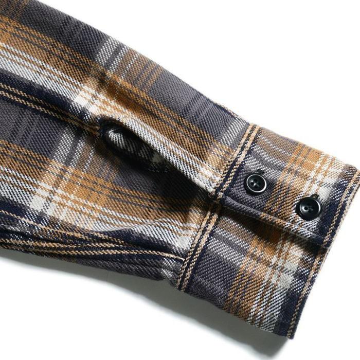 デラックスウエア ネルシャツ アメリカン DELUXEWARE（デラックスウエア） HV-44-MIGHTY CHECK-HV44-DELUXEWARE